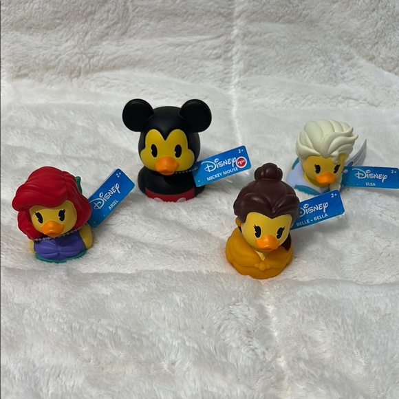 Disney Other - Disney Ducks - Mickey Mouse, Ariel, Elsa, Belle